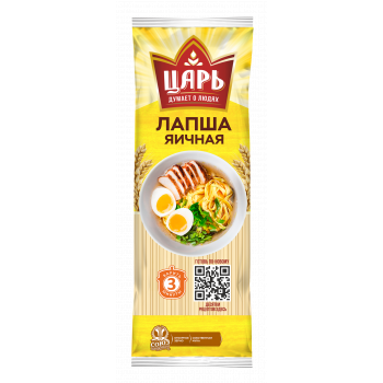 Лапша яичная Царь, 400г