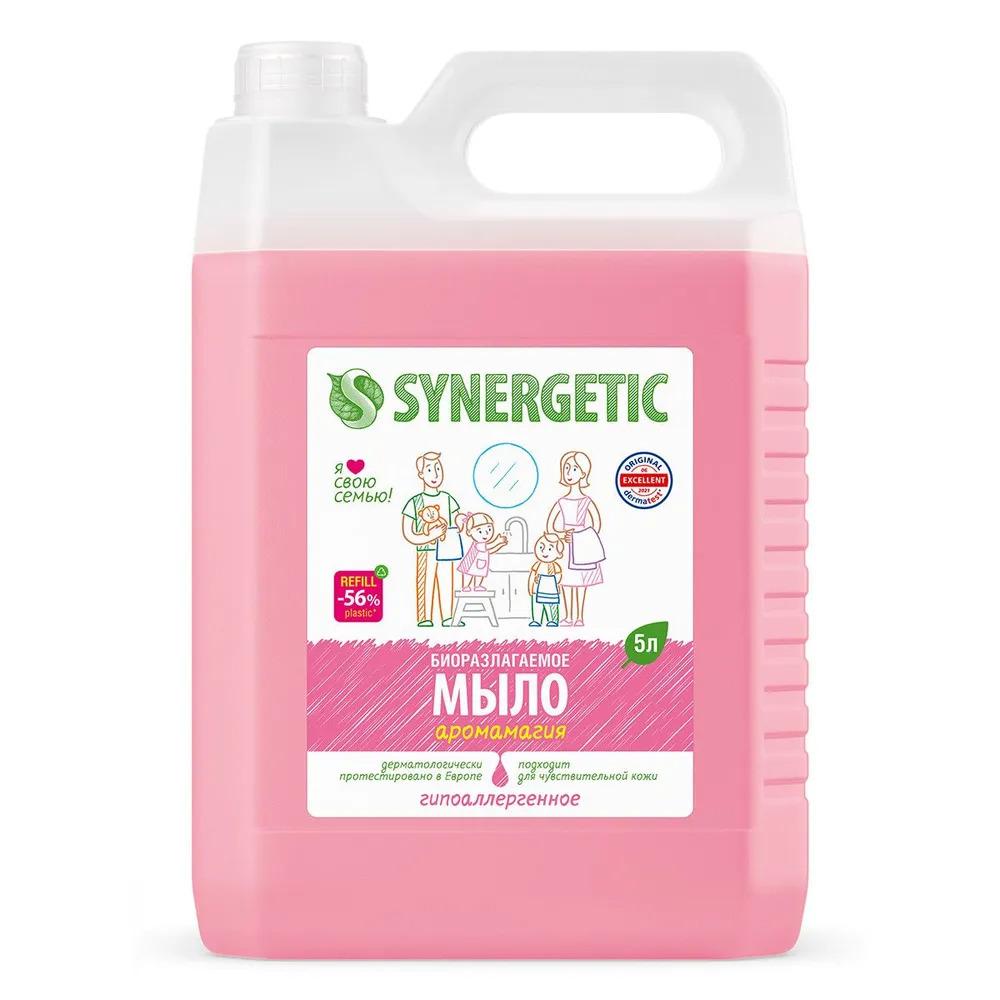 SYNERGETIC Гипоаллергенное жидкое мыло Аромамагия 5л
