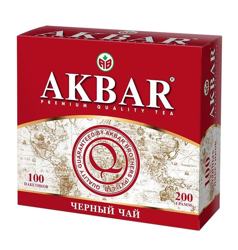 Чай в пакетиках Akbar Классическая Серия 100 пак.