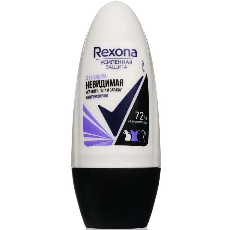 Дезодорант роликовый Rexona Ультра невидимая защита женский 50 мл