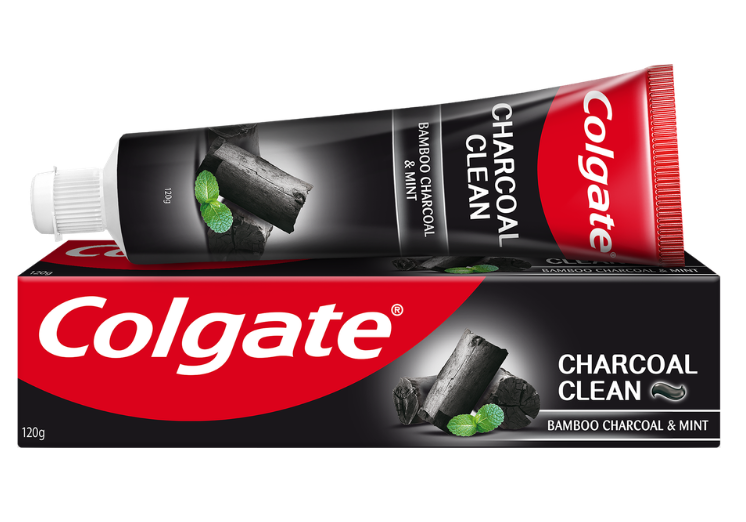 Зубная паста Colgate Бамбуковый уголь с мятой для отбеливания зубов и свежести дыхания 120 г