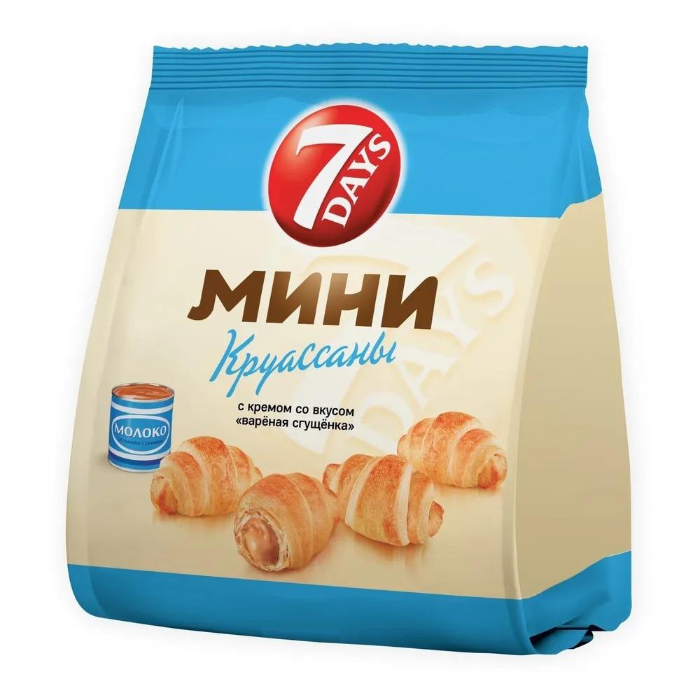 Мини-круассаны 7 Days со вкусом варёной сгущёнки 265 г
