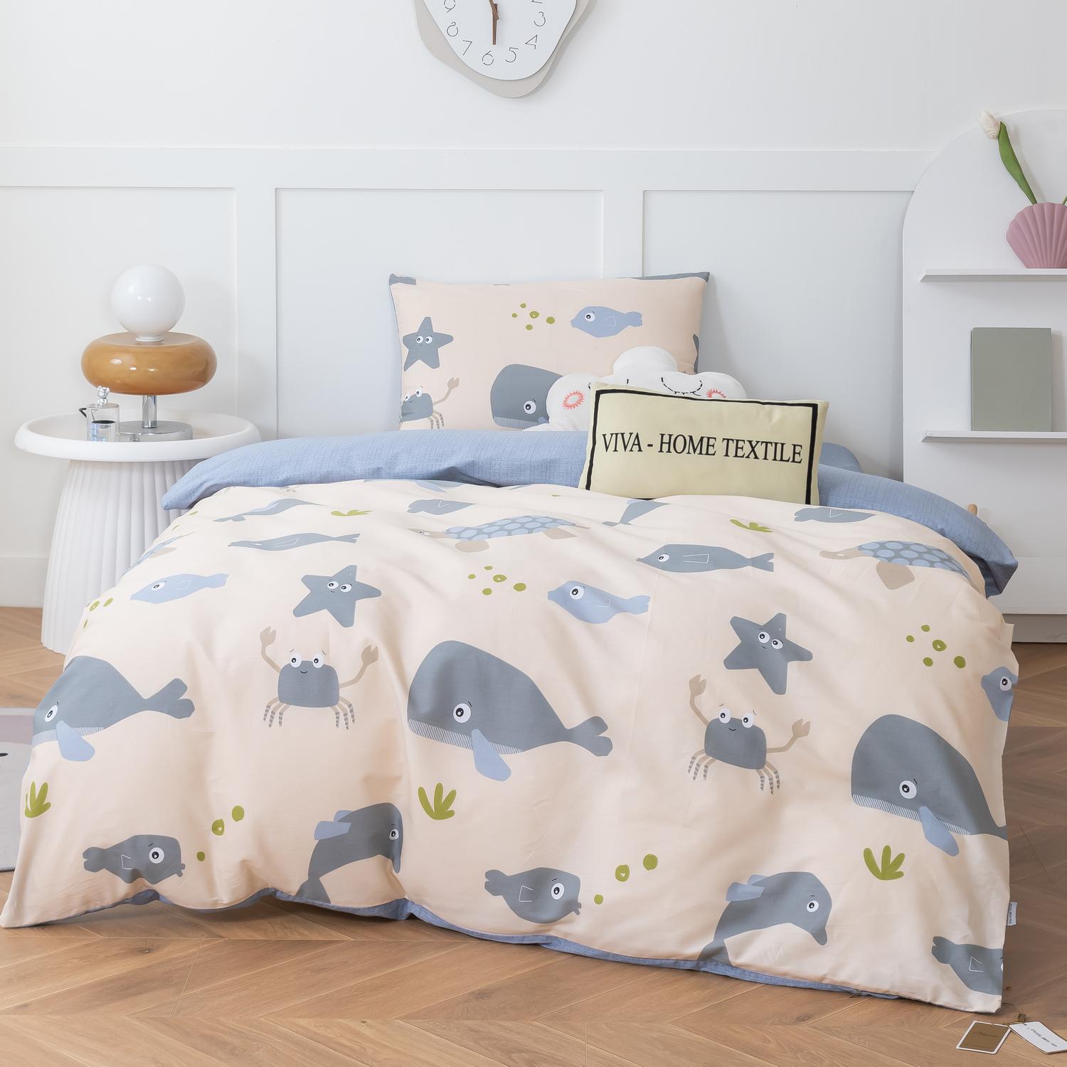 Комплект постельного белья на резинке Сатин Люкс KIDS/ДЕТСКОЕ 100% хлопок CDKR050