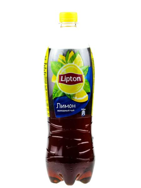 Холодный чай Lipton черный со вкусом лимона, 1.5л