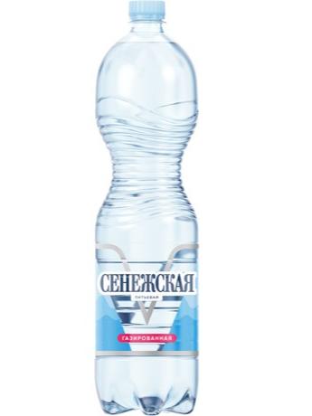 Вода Сенежская питьевая газированная, 1.5л