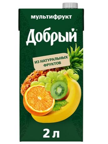 Нектар Добрый Мультифрукт, 2л