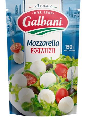 Сыр Galbani Боккончини Моцарелла мини 45%, 150г