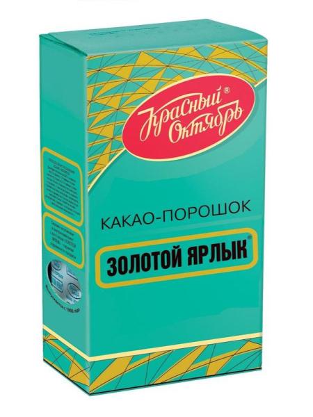 Какао-порошок Красный Октябрь Золотой Ярлык, 100г