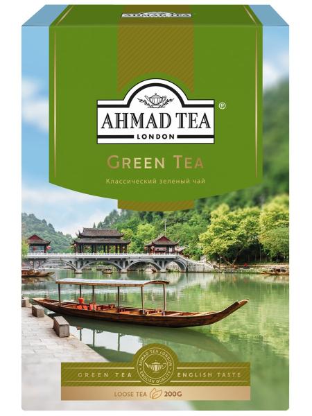 Чай Ahmad Tea зеленый листовой, 200г