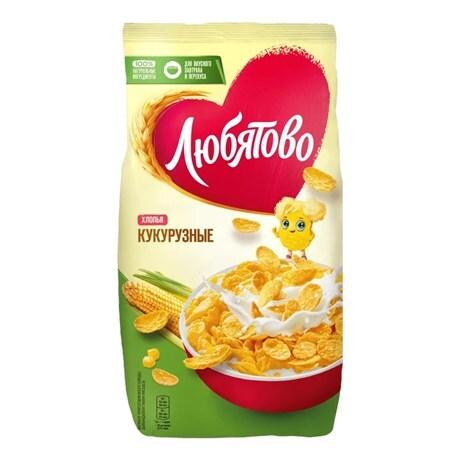 Готовый завтрак Любятово Хлопья кукурузные, 300г