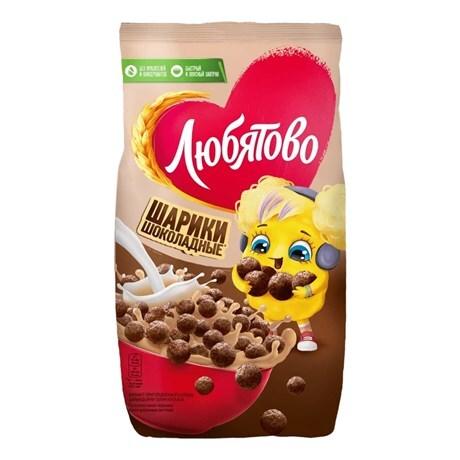 Готовый завтрак Любятово Шарики шоколадные, 200г