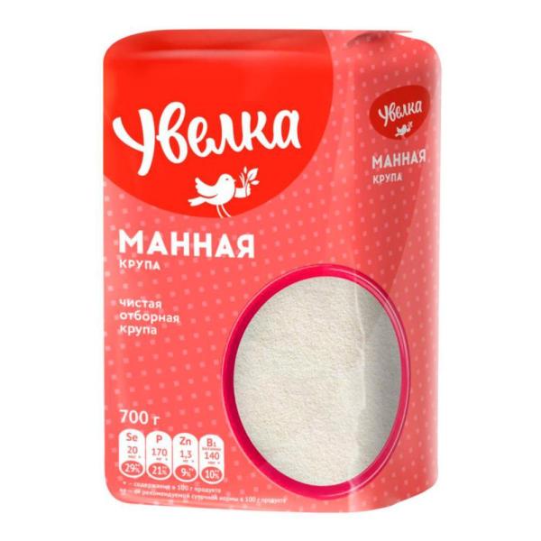 Крупа манная Увелка, 700 г