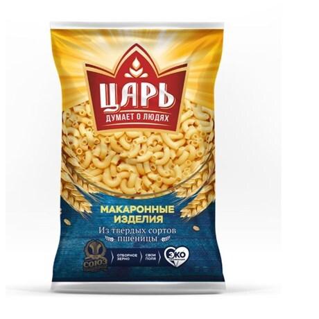 Макароны рожки Царь высший сорт, 450г