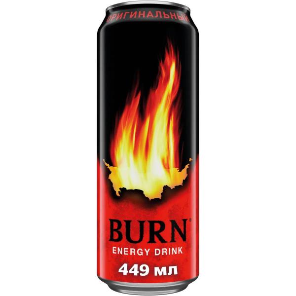 Энергетический напиток Burn Оригинальный, 449 мл
