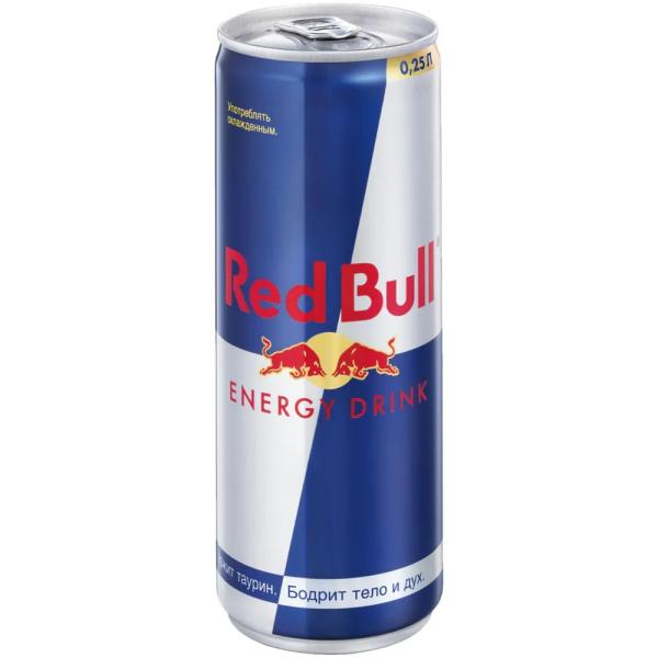 Энергетический напиток Red Bull 0,25 л
