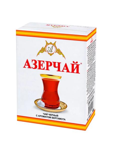 Чай Азерчай черный с ароматом бергамота, 100г