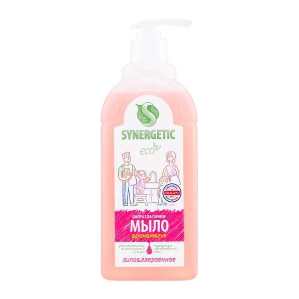 SYNERGETIC  Оригинал Жидкое мыло для рук и тела Аромамагия, 500мл