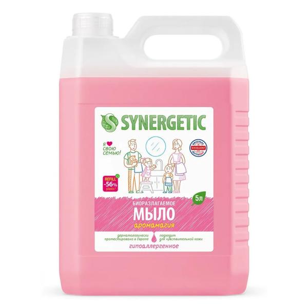 SYNERGETIC Гипоаллергенное жидкое мыло Аромамагия 5л