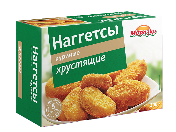 Наггетсы куриные хрустящие Морозко 300г