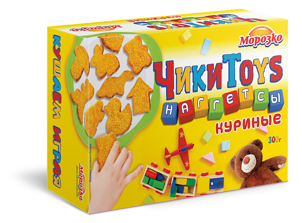 Наггетсы куриные ЧикиToys Морозко 300г