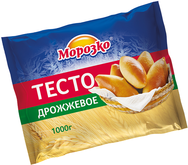 Тесто дрожжевое Морозко 1000г