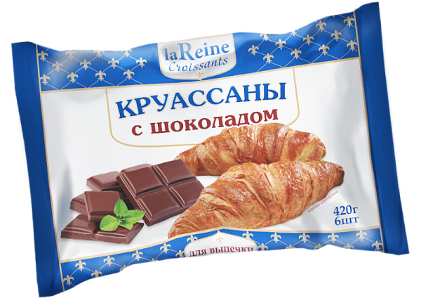 Круассаны с шоколадом La Reine 420г