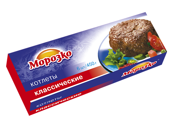 Котлеты классические Морозко 450г
