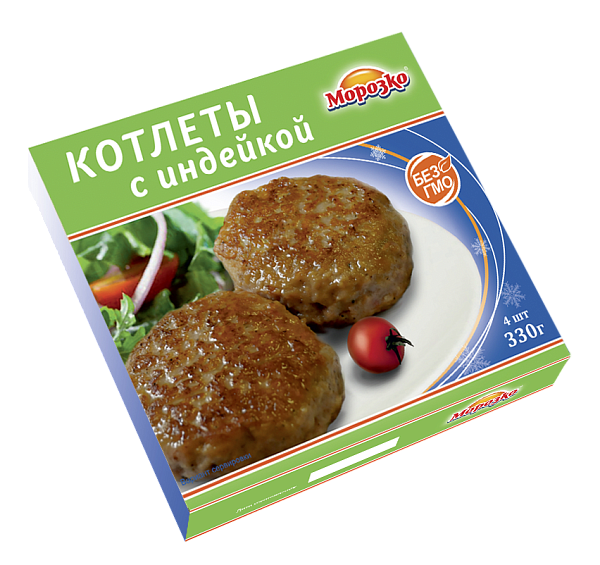Котлеты с индейкой Морозко 330г