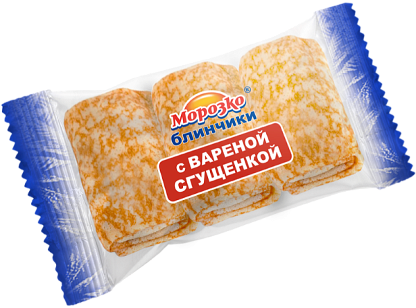 Блинчики с вареной сгущенкой Морозко 210г