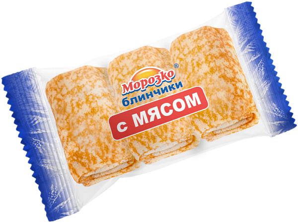 Блинчики с мясом Морозко 210г