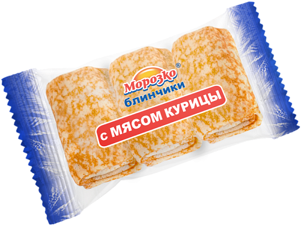 Блинчики с мясом курицы Морозко 210г