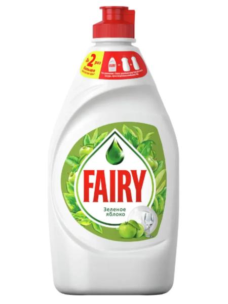 Средство для мытья посуды Fairy  Зеленое яблоко, 450 мл