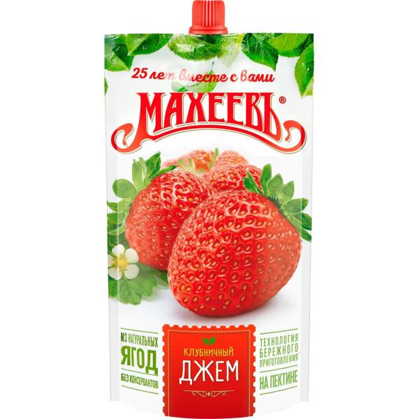 Джем Клубничный МахеевЪ , дой-пак 300 г