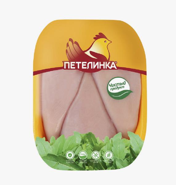 Грудки цыпленка-бройлера филе без кожи Петелинка охлажденные 900 г