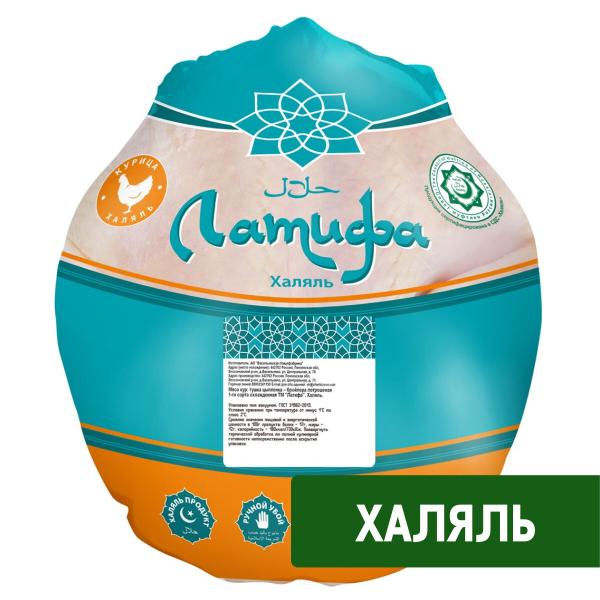 Тушка цыпленка бройлера на кости Латифа Халяль охлажденная ~1,8 кг