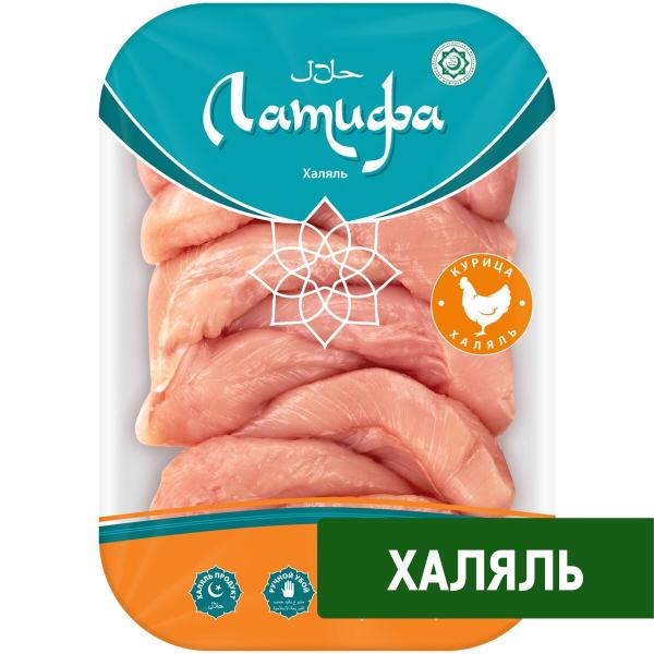 Филе грудки цыпленка-бройлера Латифа Халяль охлажденное 900 г