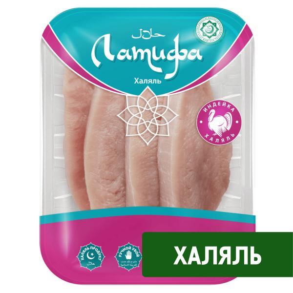 Стейк из грудки индейки Латифа Халяль охлажденный 450г