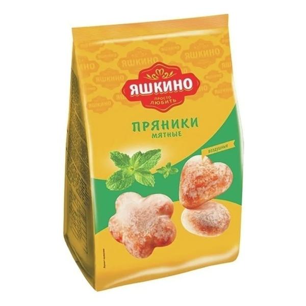 Пряники Яшкино  "Мятные", мягкие, 350 г