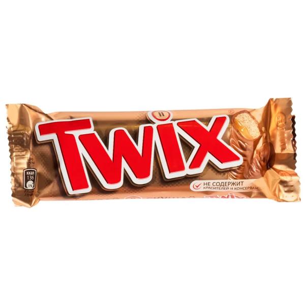Батончик шоколадный Twix 55 гр