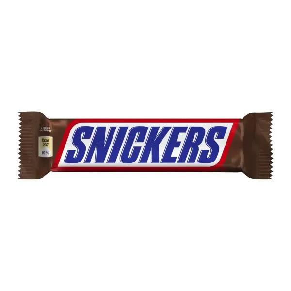 Шоколадный батончик  Snickers  50,5 г