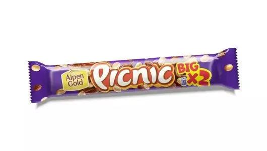  Батончик Picnic Big с арахисом, 76г