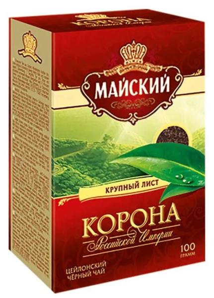 Чай черный в пакетиках Корона Российской Империи, 100 шт