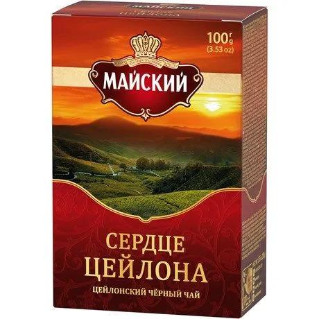 Чай Майский черный сердце цейлона, 100г