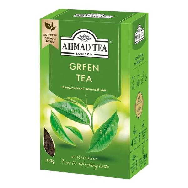 Чай зеленый Ahmad Tea Green Tea классический листовой 100 г