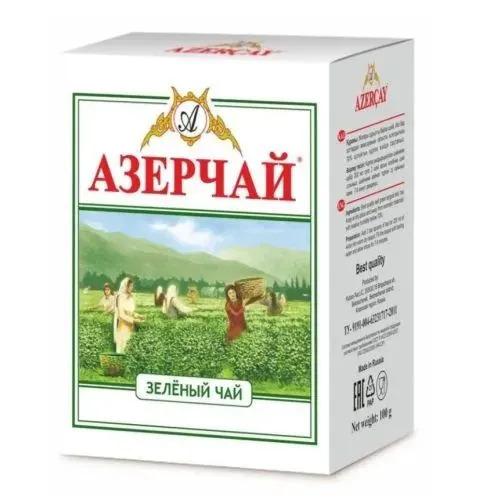 Азерчай Чай листовой, зелёный, Классик, 100 г