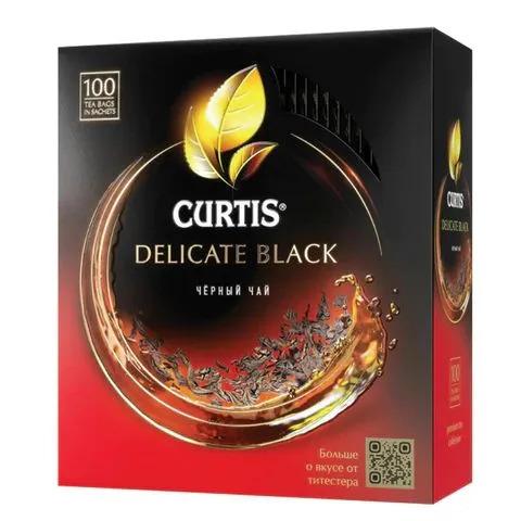Чай CURTIS "Delicate Black" черный, 100 пакетиков в конвертах по 1,7 г
