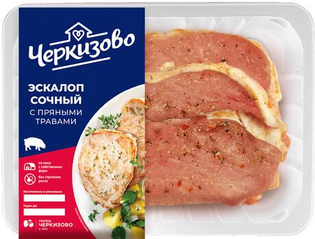 Эскалоп свиной Черкизово Сочный с пряными травами охлажденный 300г