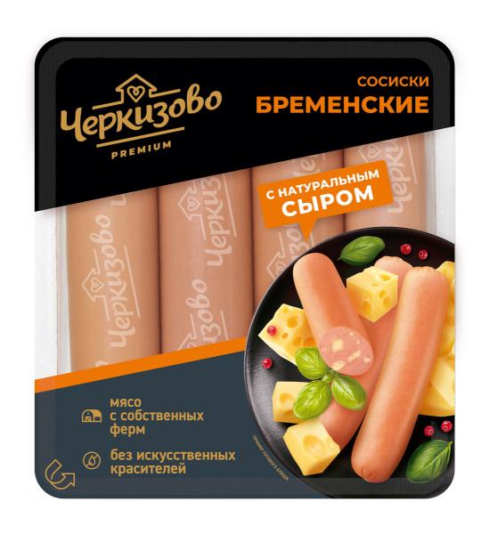 Сосиски Черкизово Премиум бременские с сыром 336 г