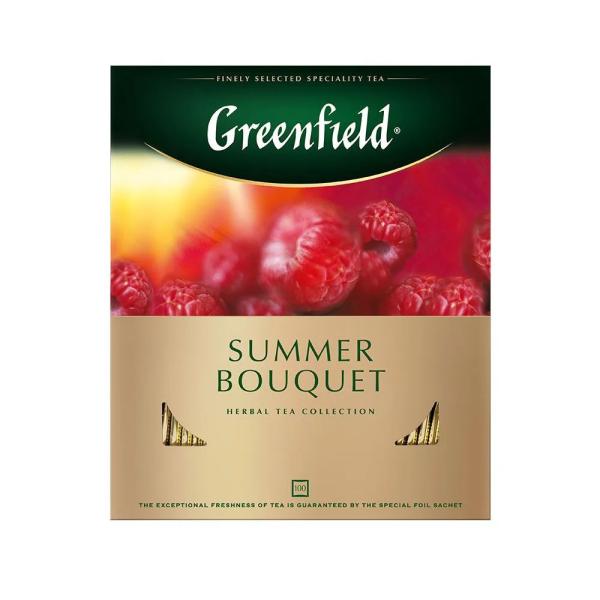Чай фруктовый в пакетиках Greenfield Summer Bouquet (Гринфилд Самма Букет)