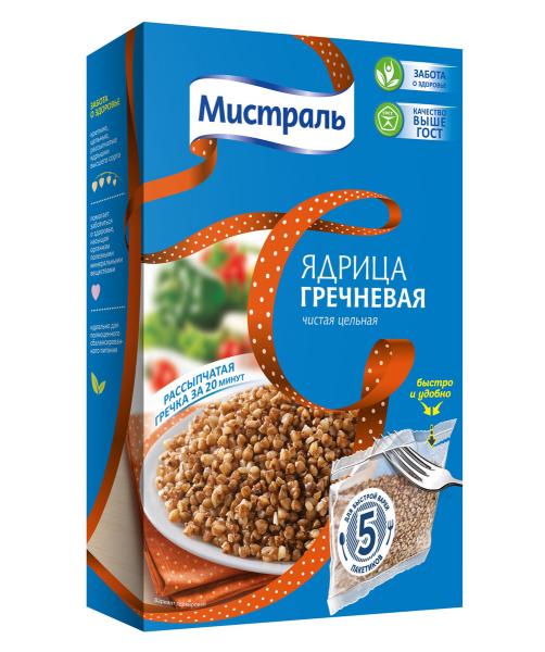 Крупа гречневая Мистраль (80 г x 5 шт) 400 г